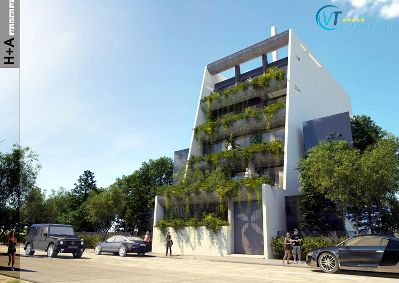 Công trình được phác họa từ xa mang lại vẻ đẹp khác biệt