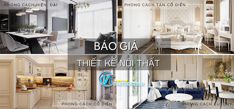 Báo giá không gian nội thất sang trọng