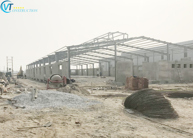 Xây dựng kết cấu thép nhà xưởng