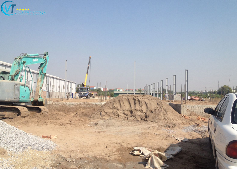 Ép cọc bê tông móng