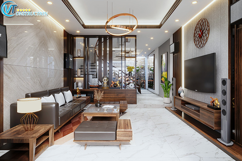 Thiết kế nhà phố theo phong cách hiện đại