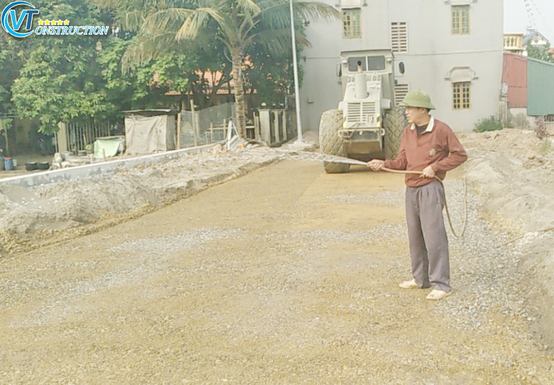 Thi công Kè Đá Hộc và đường xã Đình Dù, Văn Lâm Hưng Yên