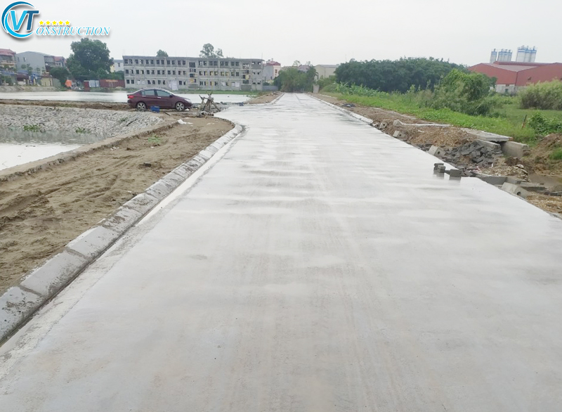 Thi công Kè Đá Hộc và đường xã Đình Dù, Văn Lâm Hưng Yên