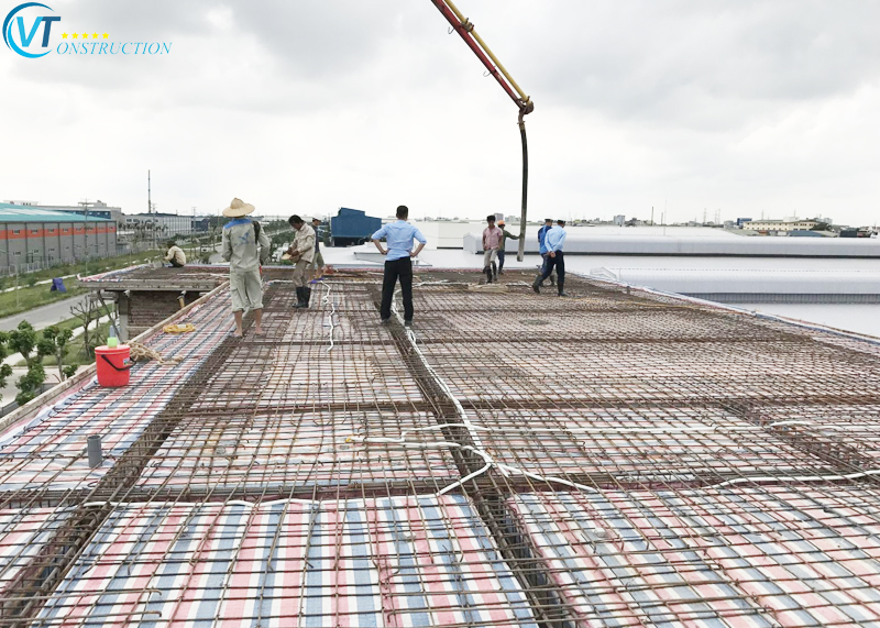 Cốt thép bê tông của từng tầng luôn đảm bảo chắc chắn