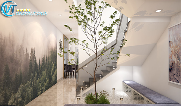 Cây xanh được tiếp xúc với nhiều ánh sáng thiên nhiên nên luôn xanh tươi