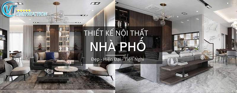 Thiết kế nội thất nhà phố đẹp và tiện nghi