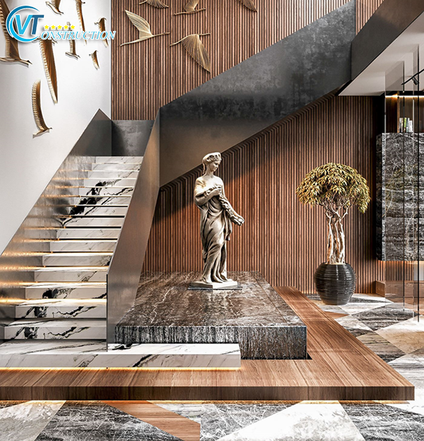 Vật liệu cao cấp và chất lượng sẽ kiến tạo nên thiết kế biệt thự sang trọng