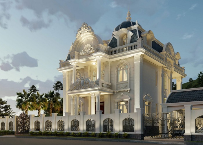 Mẫu thiết kế không gian nội thất cổ điển