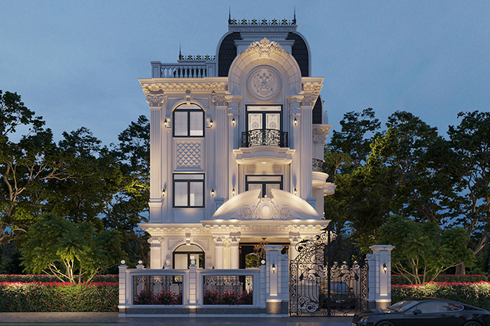 Mẫu thiết kế không gian nội thất tân cổ điển