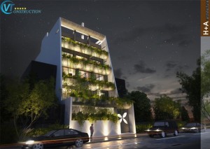 Công trình biệt thự nhà phố tại Tp.Hòa Bình