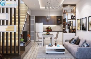 Mẫu nội thất nhà phố 3 tầng đẹp hút hồn