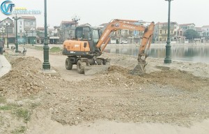 Thi công Kè Đá Hộc và đường xã Đình Dù, Văn Lâm Hưng Yên